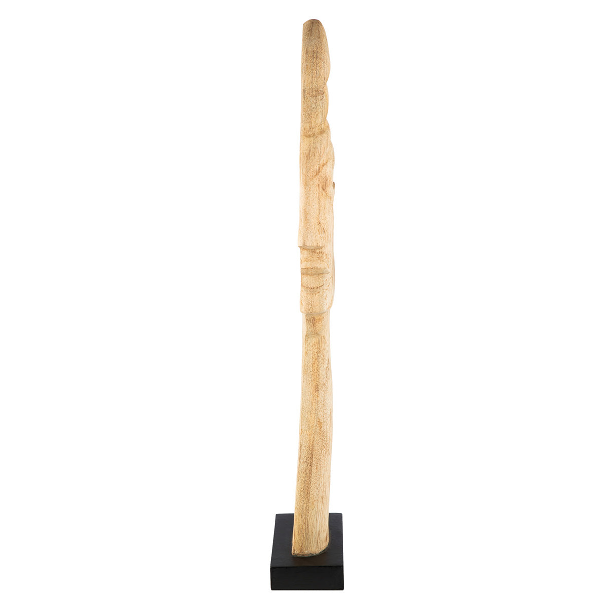 Silhouette Gezicht Sculptuur Hout