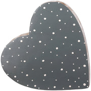 Houten Hart Standreliëf Pointy