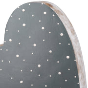Houten Hart Standreliëf Pointy