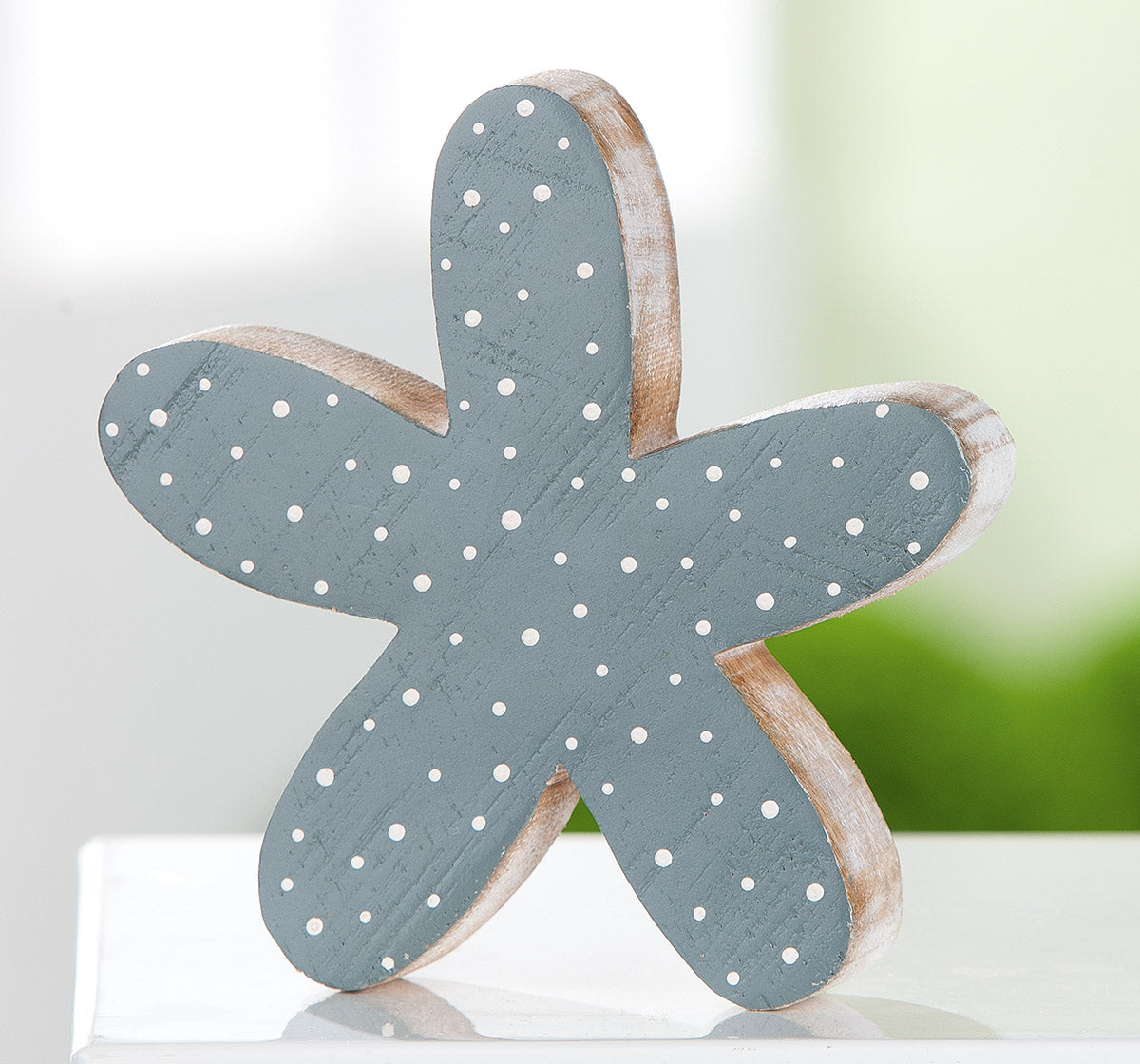 Houten Bloesem Pointy Standreliëf