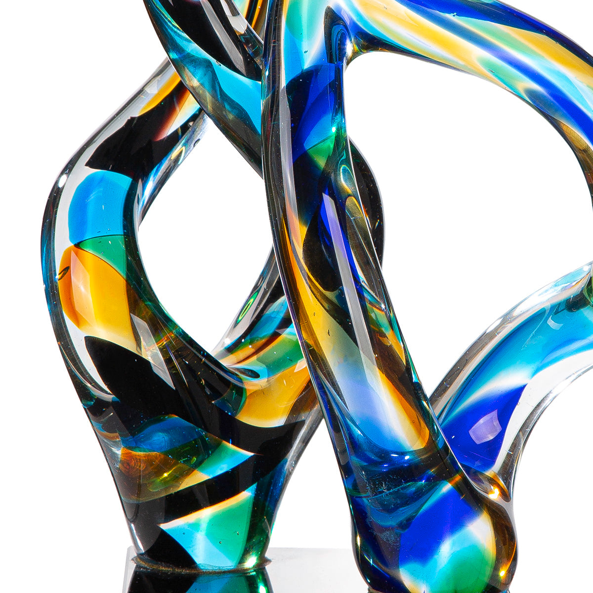 Dakar Glas Sculptuur Multicolor