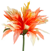Papieren Bloemdecoratie Oranje 185 cm