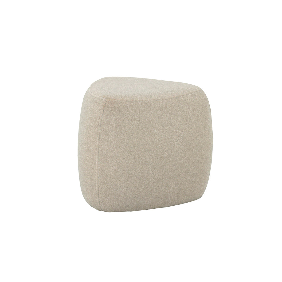 Beige Taburet Stoffen Kruk