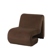Bruine Poltrana Stoffen Fauteuil