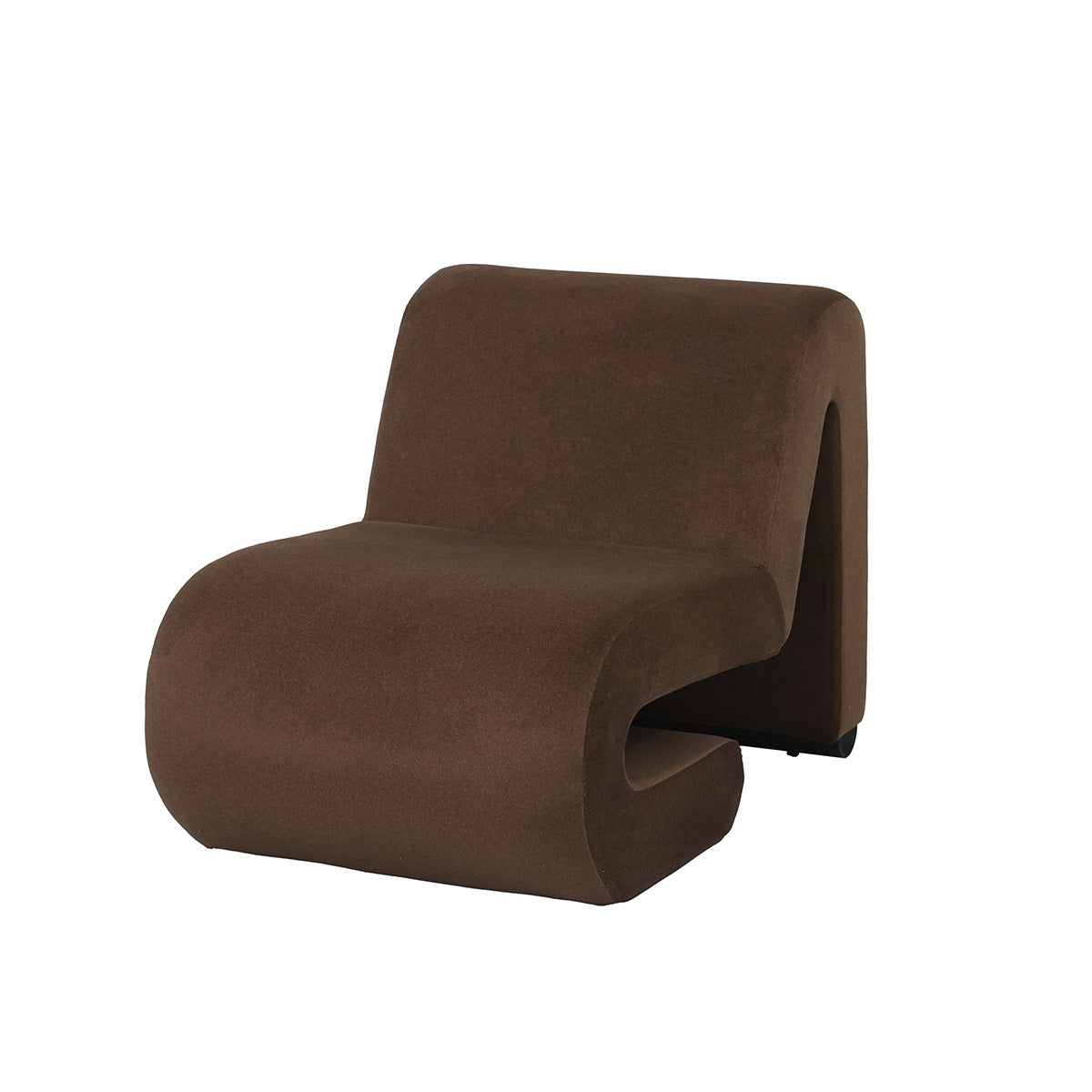 Bruine Poltrana Stoffen Fauteuil