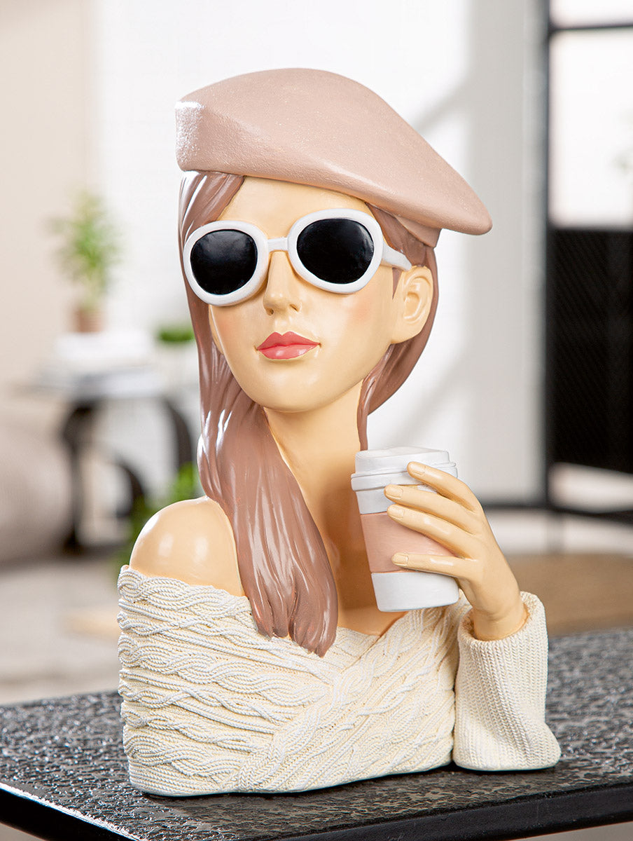 Lady Adeline Figuur Wit Roze