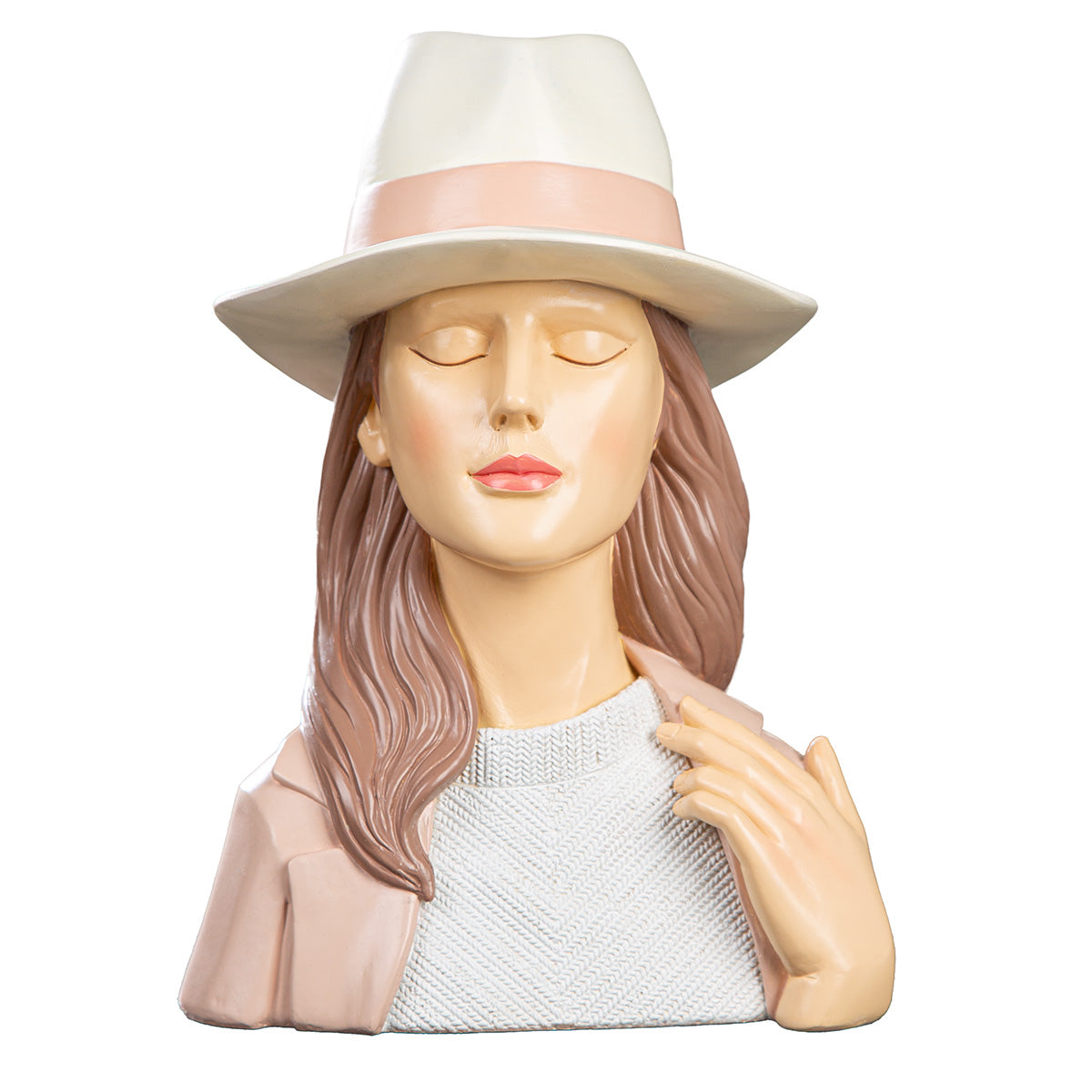 Lady Adeline Figuur Wit Roze
