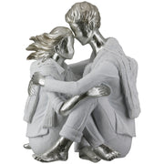 Zuneigung Paar Figuur Wit
