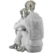 Zuneigung Paar Figuur Wit