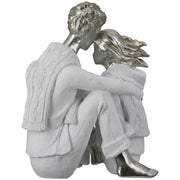 Zuneigung Paar Figuur Wit