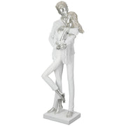 Gemeinsam Paar Sculptuur Wit