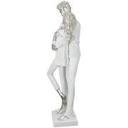 Gemeinsam Paar Sculptuur Wit