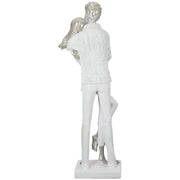 Gemeinsam Paar Sculptuur Wit