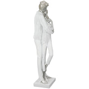 Gemeinsam Paar Sculptuur Wit