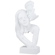 Liefde Paar Sculptuur Wit