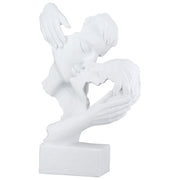 Liefde Paar Sculptuur Wit