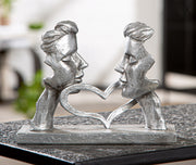 Perfect Match Paar Sculptuur Zilver