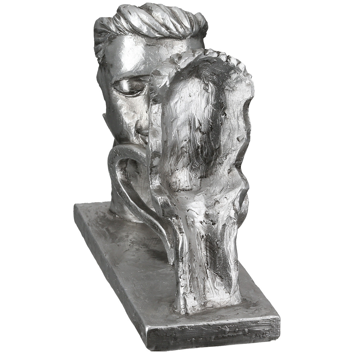 Perfect Match Paar Sculptuur Zilver