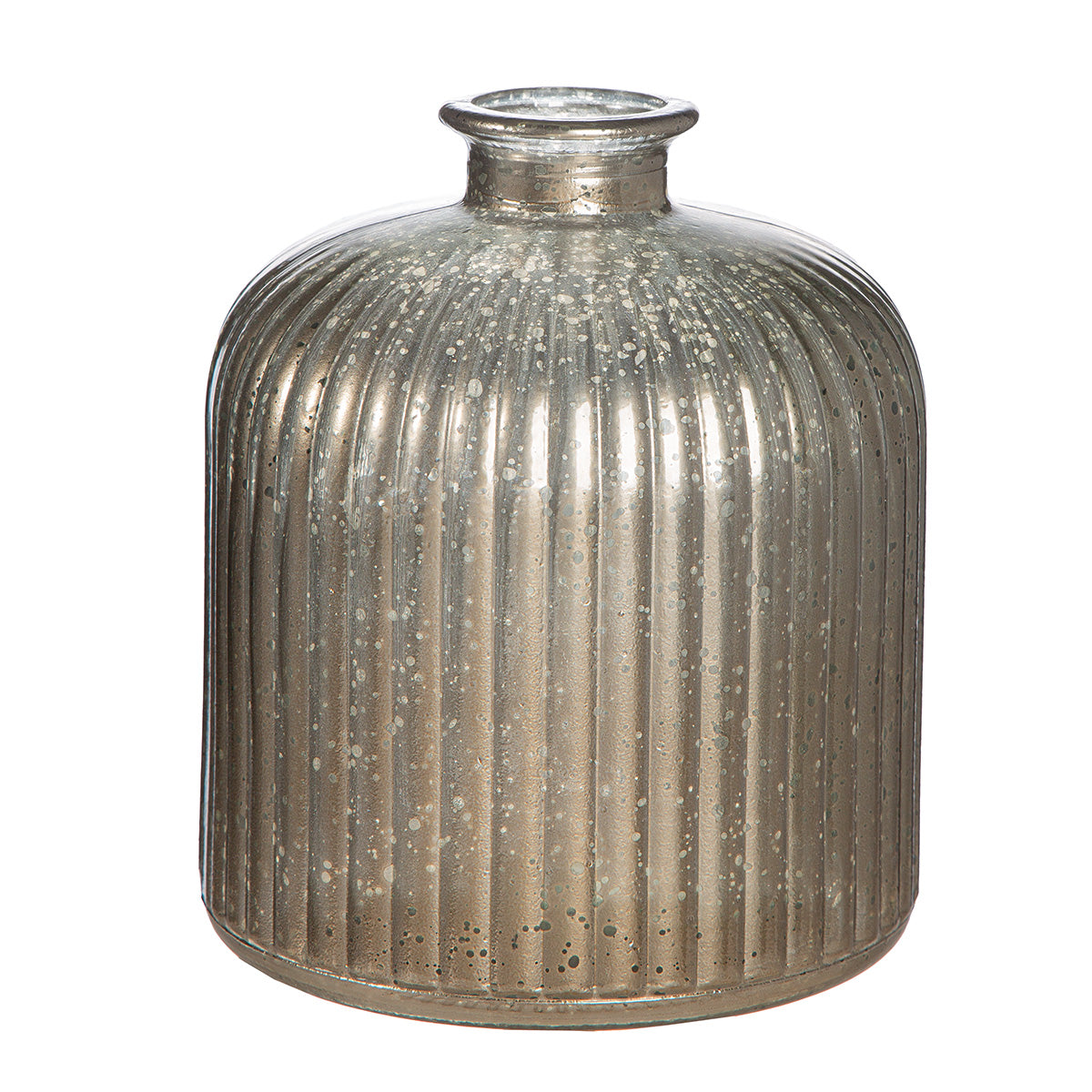 Goudkleurige flesvaas Barolo 18 cm