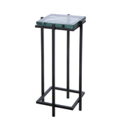 Netra Zwarte Metalen Bijzettafel
