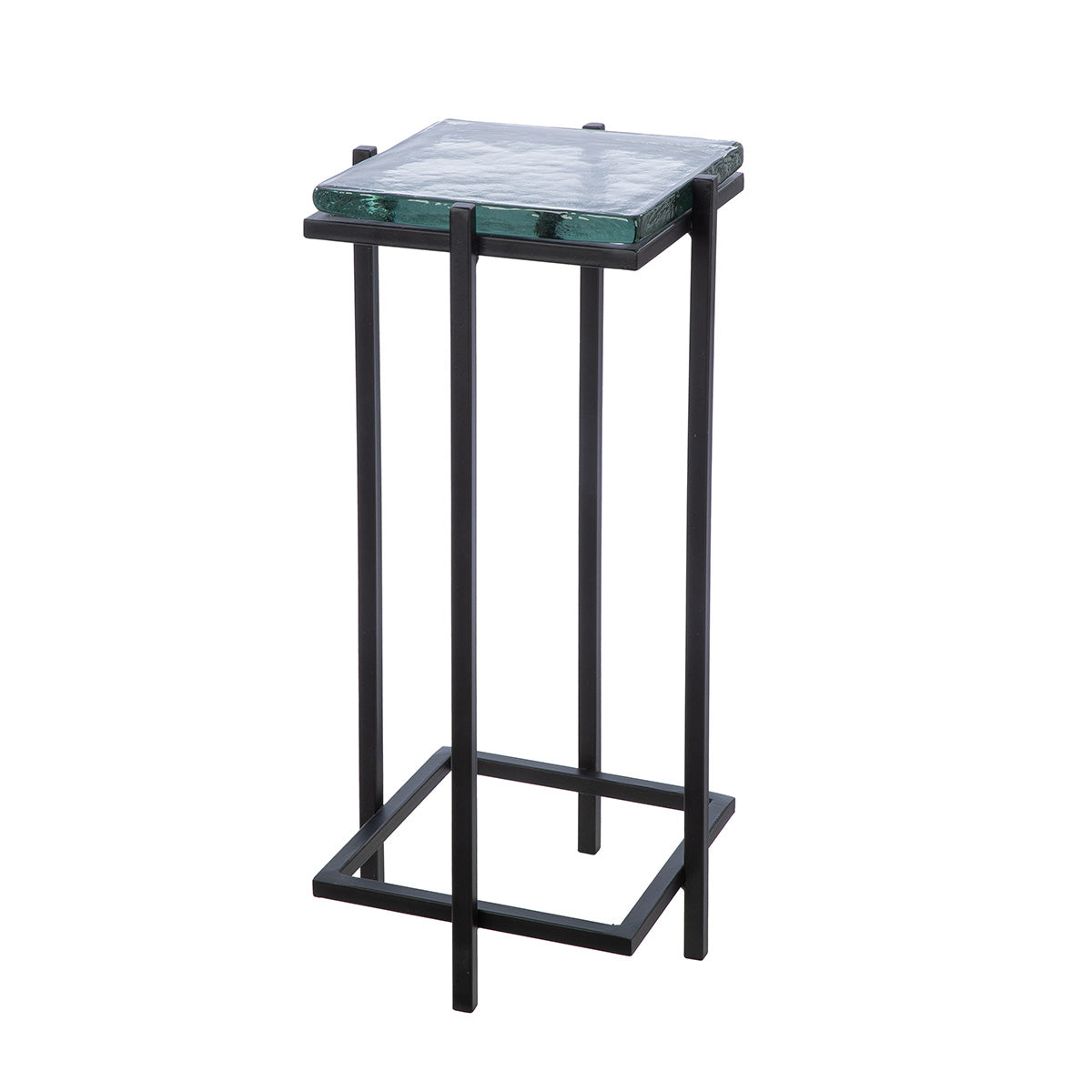 Netra Zwarte Metalen Bijzettafel