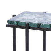Netra Zwarte Metalen Bijzettafel