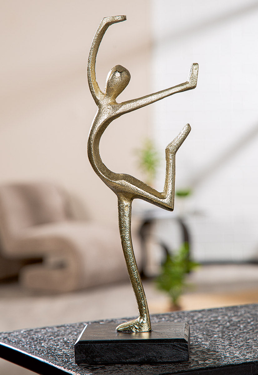 Dancing Aluminium Sculptuur Goud