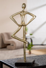 Dancing Aluminium Beeld Goud