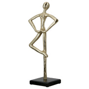 Dancing Aluminium Beeld Goud