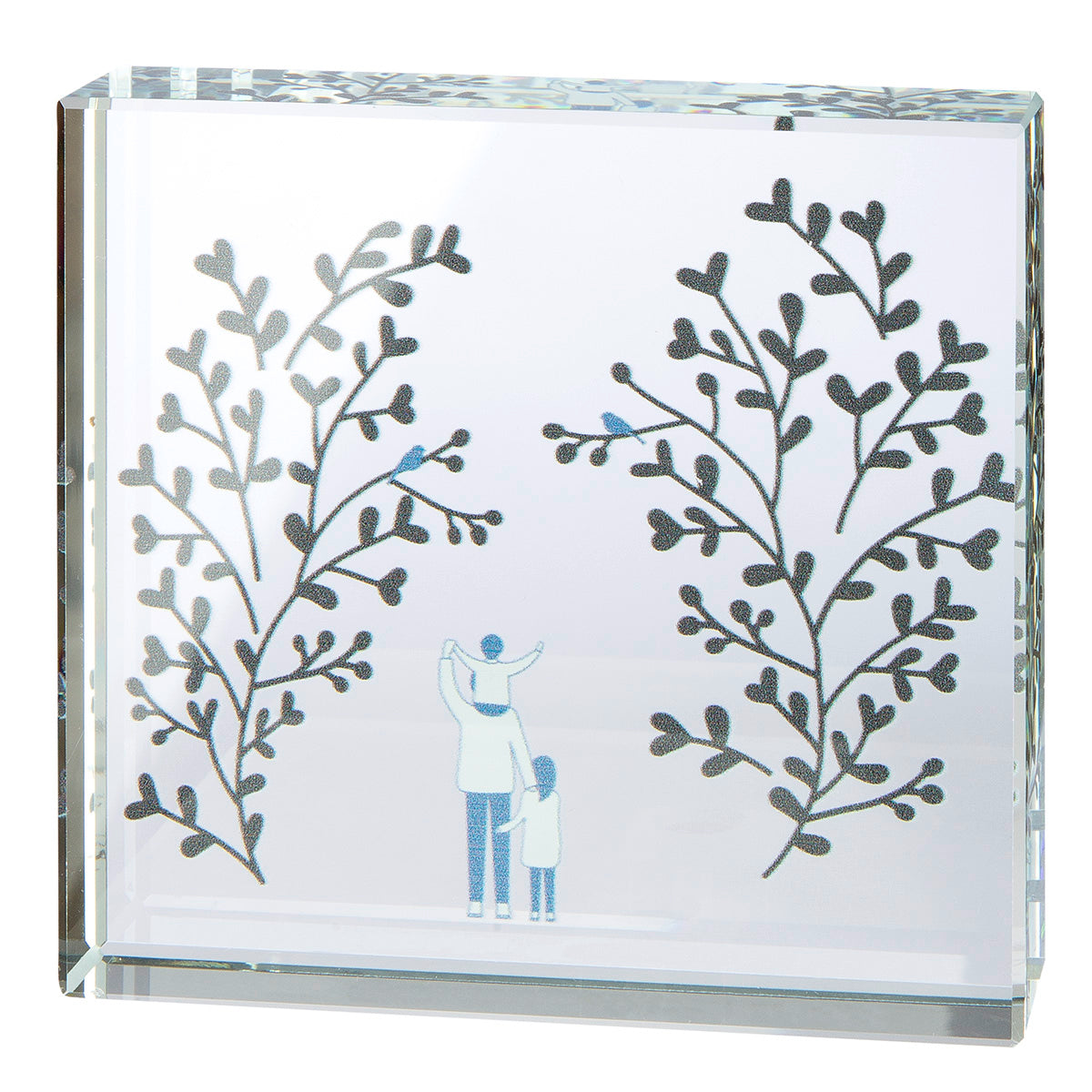 Glazen Paperweight Moments Grijs