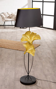 Ginkgo vloerlamp zwart met metallic