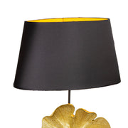 Ginkgo vloerlamp zwart met metallic