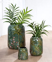Belize Groene Vazen Set 3-delig