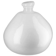 Witte organische vaas Sylt 32 cm
