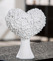 Flower Heart Decoratiehart Wit
