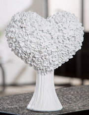 Flower Heart Hartdecoratie Wit