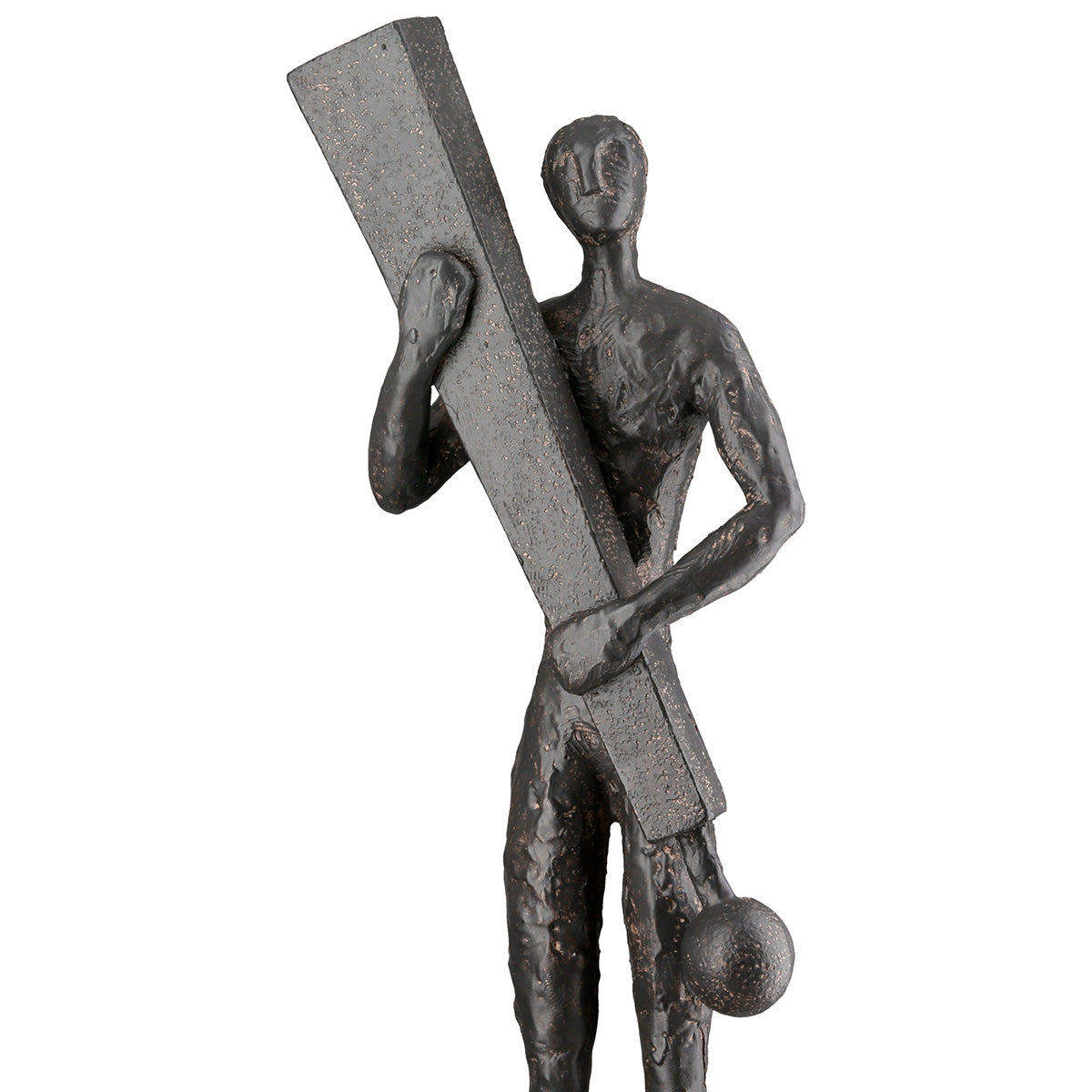 Uitroepteken Persoon Sculptuur Antraciet