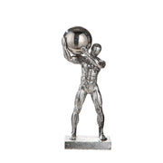Ball Persoon Sculptuur Zilver