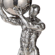Ball Persoon Sculptuur Zilver