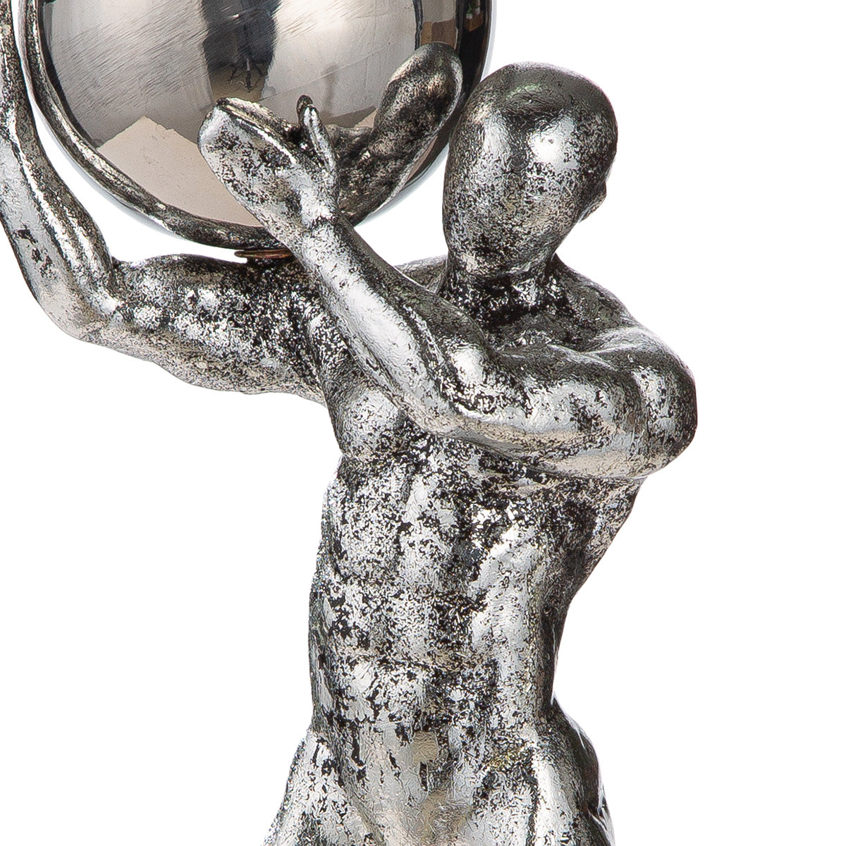 Ball Persoon Sculptuur Zilver
