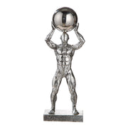 Ball Persoon Sculptuur Zilver