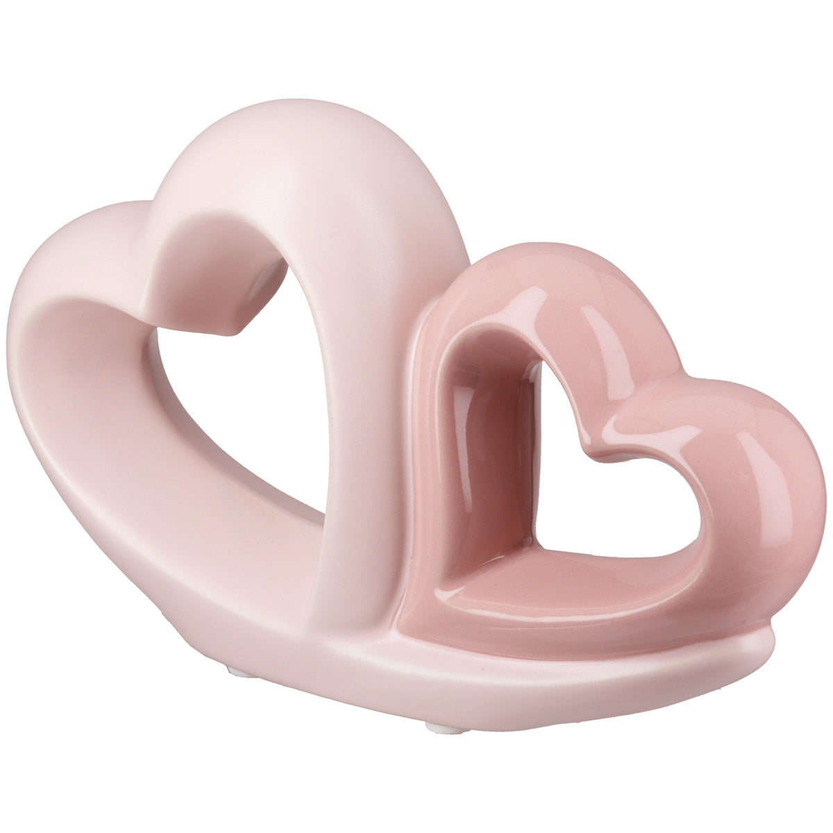 Keramisch Hart Herz Roze Decoratie