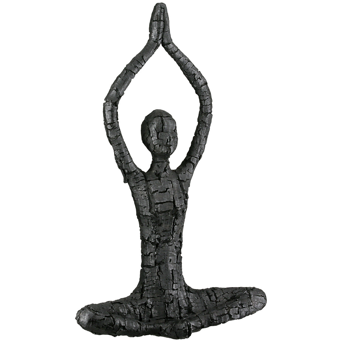 Bewegung Yoga Vrouwenfiguur Zwart