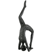 Bewegung Yoga Vrouwenfiguur Zwart