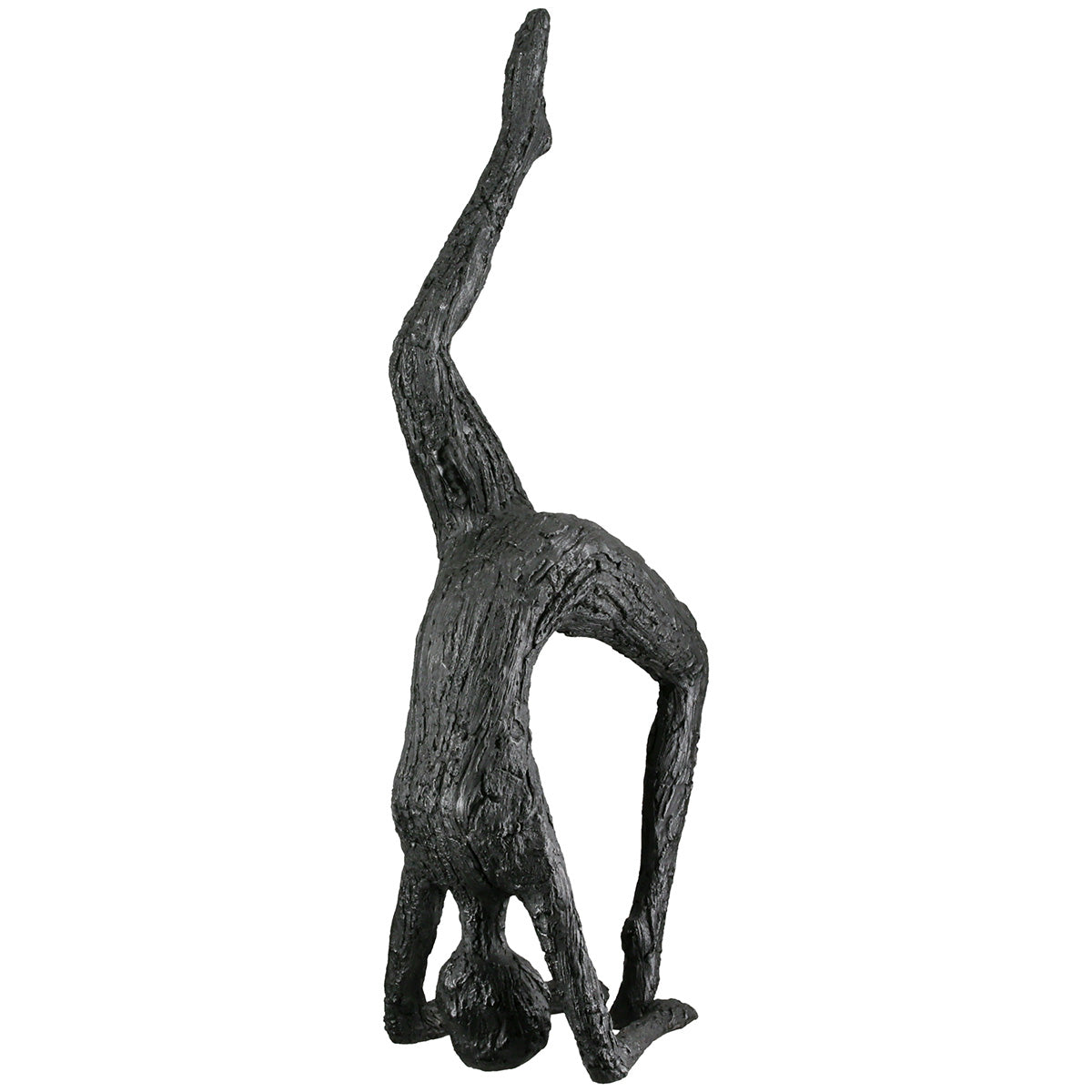 Bewegung Yoga Vrouwenfiguur Zwart