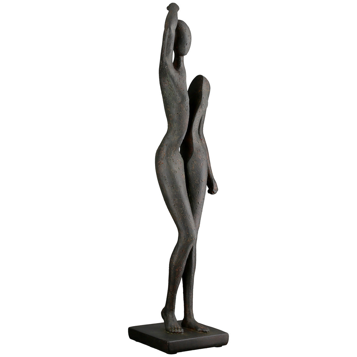 Split Vrouwen Sculptuur Antraciet