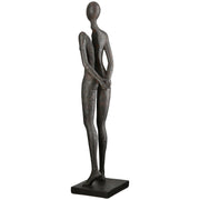 Split Vrouwen Sculptuur Antraciet XL