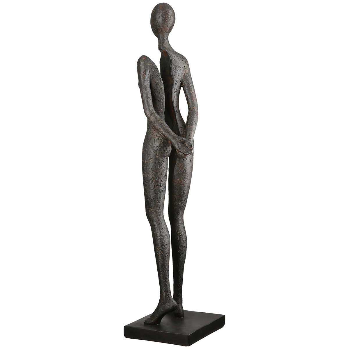 Split Vrouwen Sculptuur Antraciet XL