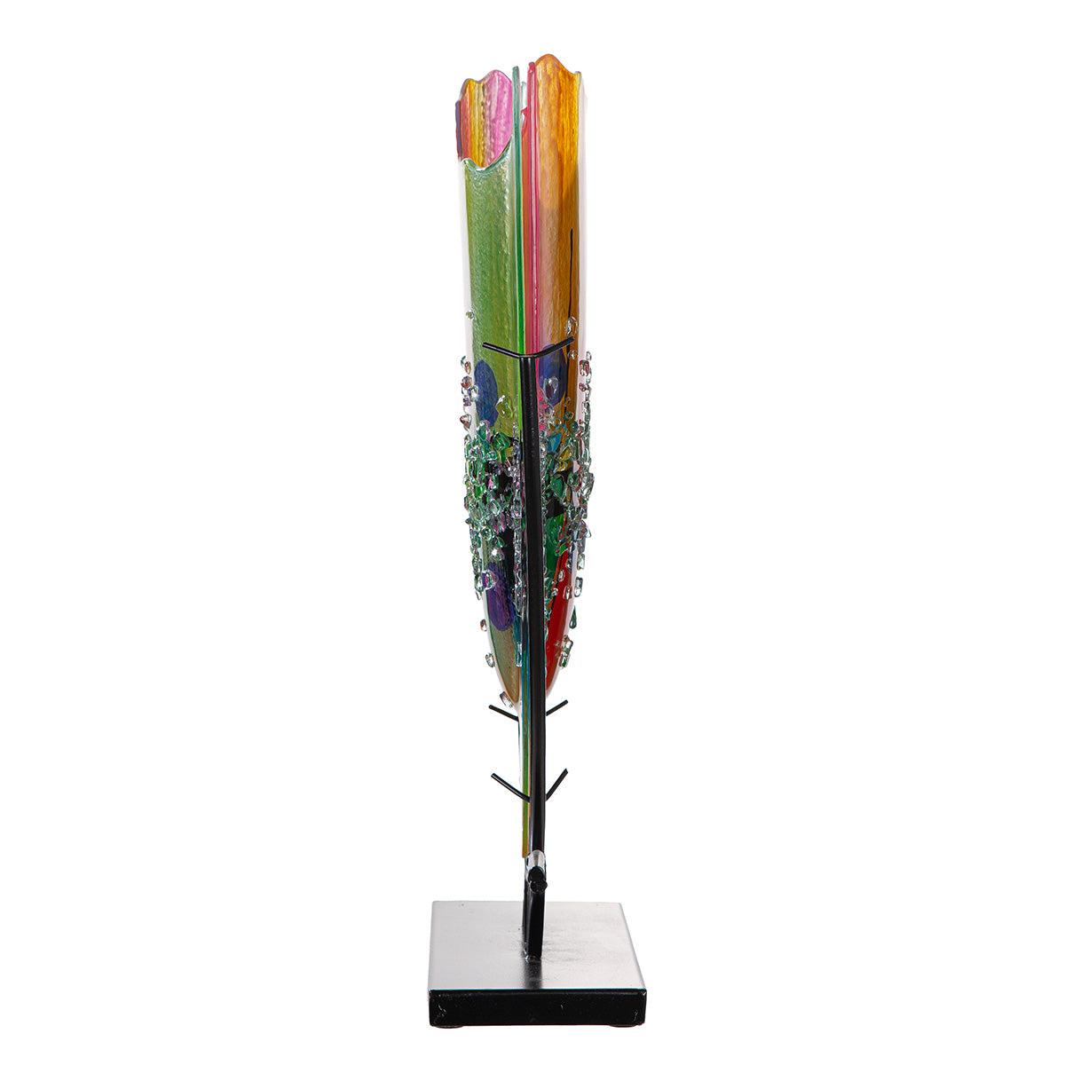 Manto vloervaas blauw-roze 49 cm