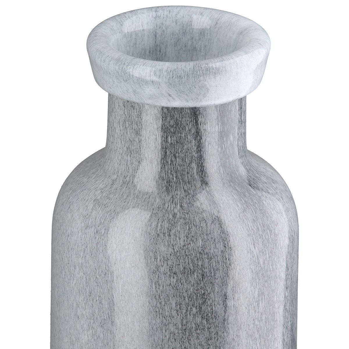 Rush glanzende halsvaas 19 cm